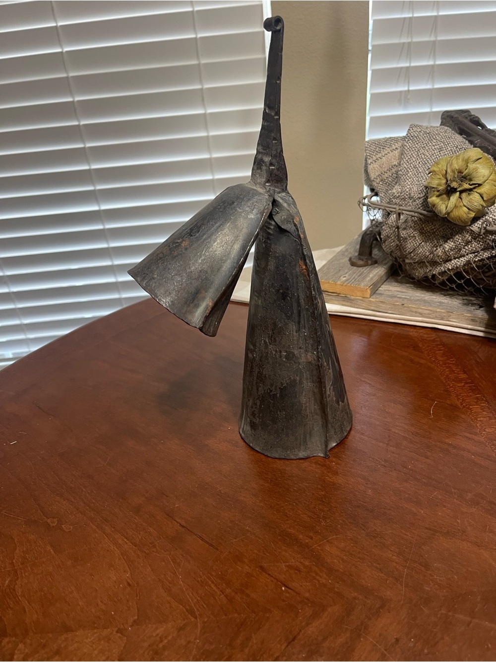 African Gankogui Bell Traditional Percussion  Iron Musical Instrument